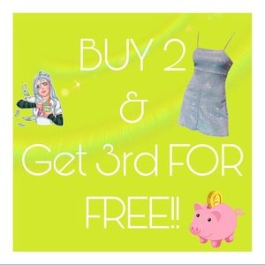 BUT 2 & GET 3rd ITEM FOR FREE!